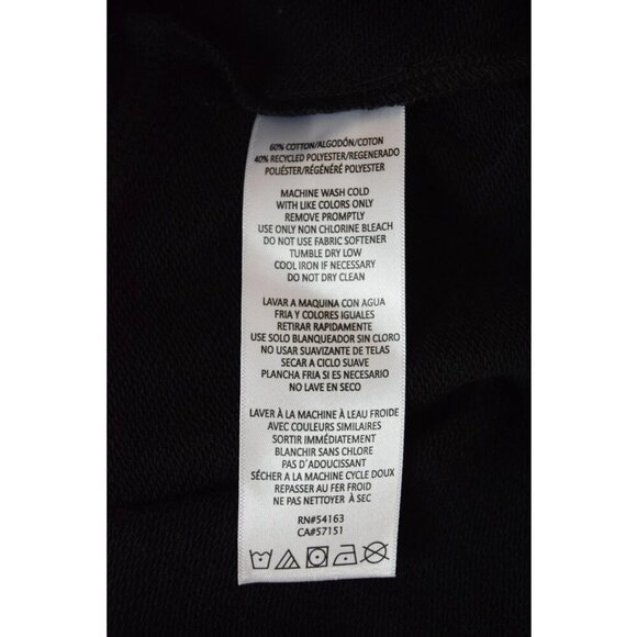 CALVIN KLEIN PERFORMANCE FRENCH TERRY BLACK CROP SWEATER TANK - Picture 7 of 7